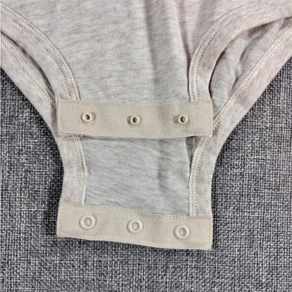 Nike 2-Piece Set 3BRAND Graphic Tee and Bodysuit Hemp Oatmeal Baby Boys Size 12M